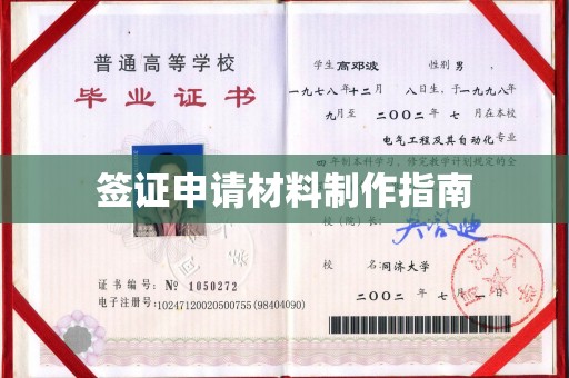定南签证申请材料制作指南